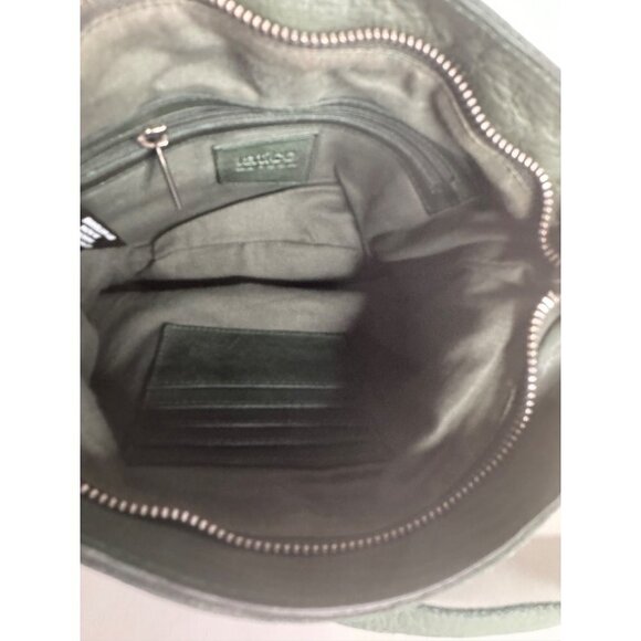 Anthropologie Latigo Leathers Green Nel Crossbody Bag NEW - Picture 8 of 8